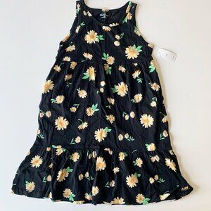Old Navy Girl Floral Tiered Dress With Pockets M 8 Years